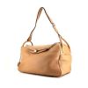 Hermes Lindy travel bag in Biscuit grained leather - 00pp thumbnail