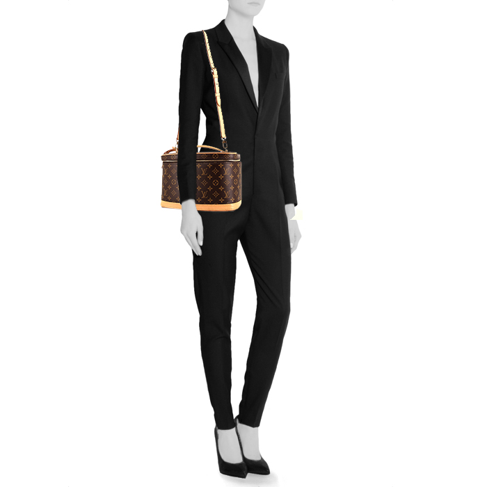 Beauty Louis Vuitton Vanity in tela monogram marrone - Detail D2