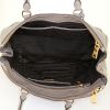 Prada Galleria handbag in taupe leather saffiano - Detail D2 thumbnail