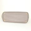 Prada Galleria handbag in taupe leather saffiano - Detail D4 thumbnail