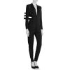 Borsa Chanel Petit Shopping in tela bicolore nera e bianca - Detail D1 thumbnail