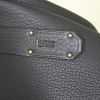 Bolsa de viaje Hermes Haut à Courroies - Travel Bag en cuero taurillon clémence negro - Detail D4 thumbnail