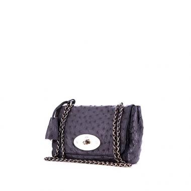 Mulberry Mini Lily in Sea Blue Ostrich Leather - SOLD