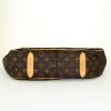 Louis Vuitton Galliera medium model handbag in monogram canvas and natural leather - Detail D4 thumbnail