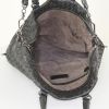 Bottega Veneta Convertible medium model handbag in black intrecciato leather - Detail D3 thumbnail