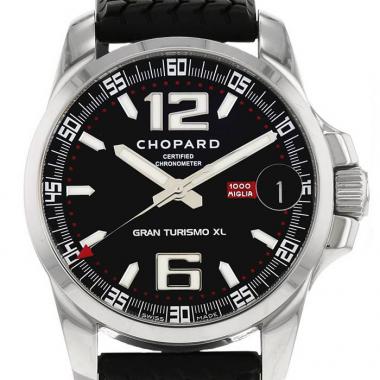 Montre Chopard Mille Miglia  taille XL en acier et caoutchouc noir Vers  2012