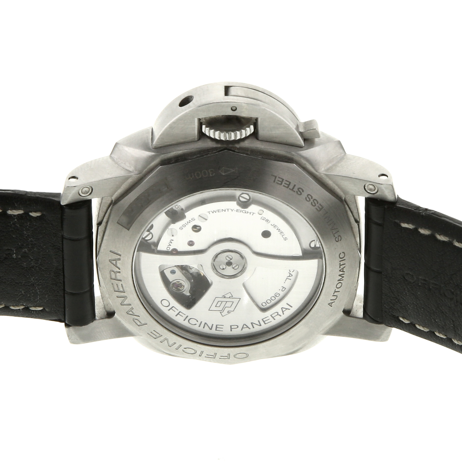 Panerai Luminor Marina watch in stainless steel Ref: OP6900 Circa 2010 - Detail D2