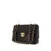 Bolso de mano Chanel Timeless Maxi Jumbo en cuero acolchado negro - 00pp thumbnail