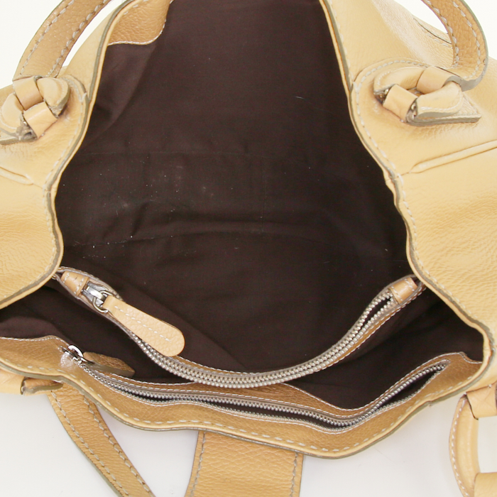 Tod's handbag in beige leather - Detail D2