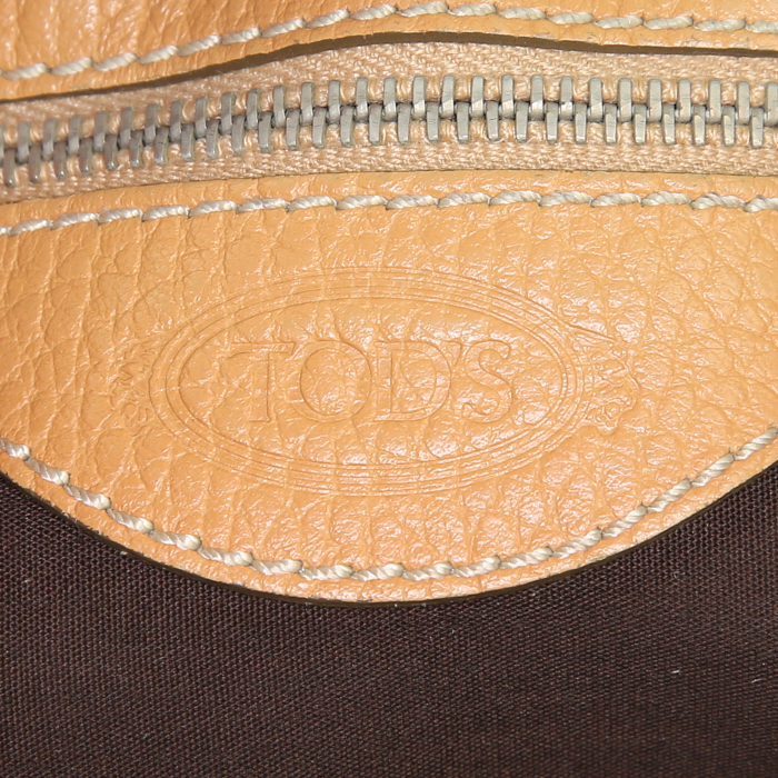 Tod's handbag in beige leather - Detail D3