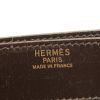 Porta-documentos Hermès Sac à dépêches en cuero box marrón - Detail D3 thumbnail
