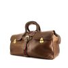 Gucci Gucci Vintage travel bag in brown leather - 00pp thumbnail