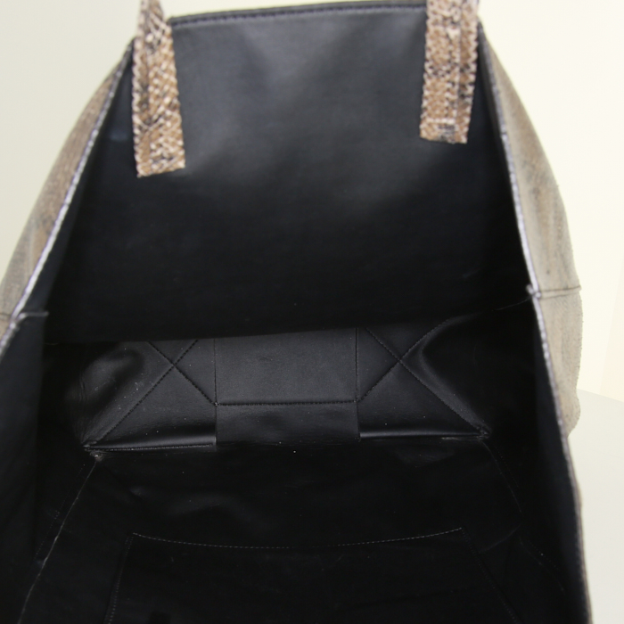 【CELINE】　パイソン　オープントゥ 中古・古着通販】CELINE (セリーヌ) パイソンスリッポン