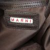 Shopping bag Marni in camoscio grigio imitazione lucertola - Detail D3 thumbnail