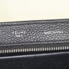 Celine Trapeze medium model handbag in black leather and black suede - Detail D4 thumbnail