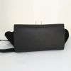 Celine Trapeze medium model handbag in black leather and black suede - Detail D5 thumbnail