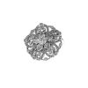 Chanel Camélia Dentelle ring in white gold and diamonds - 00pp thumbnail