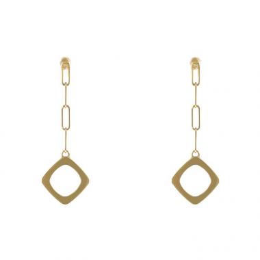 Dinh Van Impressions pendants earrings in yellow gold
