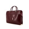 Cartier Must De Cartier - Bag briefcase in burgundy grained leather - 00pp thumbnail