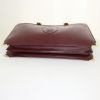 Porta-documentos Cartier Must De Cartier - Bag en cuero granulado color burdeos - Detail D4 thumbnail
