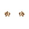 Paire de puces d'oreilles Cartier Caresse d'Orchidées en or rose et diamants - 00pp thumbnail