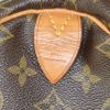Borsa da viaggio Louis Vuitton Keepall 55 cm in tela monogram cerata e pelle naturale - Detail D3 thumbnail
