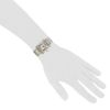 Cartier Tank Française watch in gold and stainless steel Ref:  2302 Circa  2000 - Detail D1 thumbnail