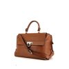 Salvatore Ferragamo Sofia handbag in brown grained leather - 00pp thumbnail