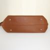 Salvatore Ferragamo Sofia handbag in brown grained leather - Detail D5 thumbnail