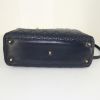 Dior Lady Dior large model handbag in navy blue leather cannage - Detail D5 thumbnail