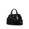 Prada Plissé handbag in canvas and black leather - 00pp thumbnail