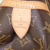 Bolso de mano Louis Vuitton Montorgueil en lona Monogram marrón y cuero natural - Detail D3 thumbnail