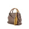 Caran Gucci handbag in taupe grained leather - 00pp thumbnail