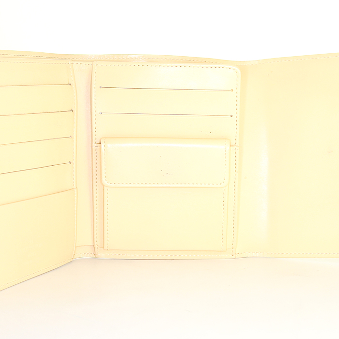 Louis Vuitton Elastique wallet in beige epi leather - Detail D2