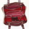 Prada handbag in brown grained leather - Detail D2 thumbnail