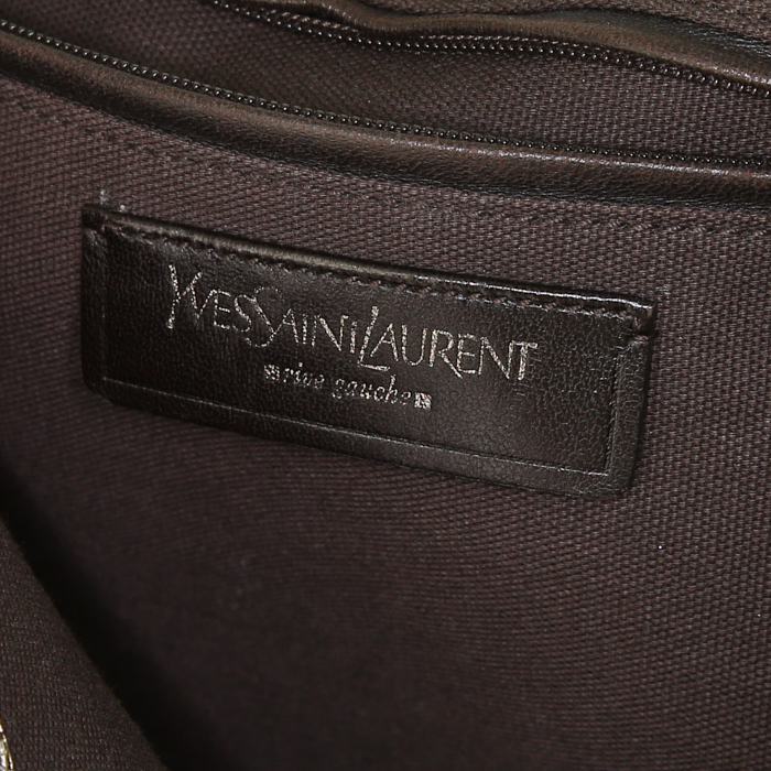 Shopping bag Saint Laurent in pelle dorata - Detail D3