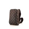 Louis Vuitton Geronimos pouch in damier canvas and brown leather - 00pp thumbnail