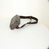 Bolsito de mano Louis Vuitton Geronimos en lona a cuadros revestida y cuero marrón - Detail D4 thumbnail