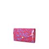 Portafogli Louis Vuitton Sarah in pelle verniciata monogram rosa e viola - 00pp thumbnail