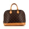 Louis Vuitton Alma handbag in brown monogram canvas and natural leather - 360 thumbnail
