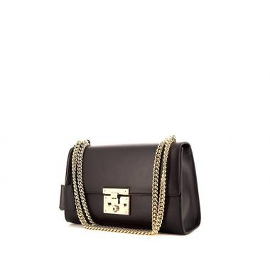 Bolso para llevar al hombro Gucci Padlock en cuero negro