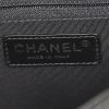Chanel Petit Shopping shoulder bag in black quilted leather - Detail D3 thumbnail