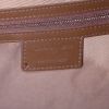 Dior Granville handbag in beige canvas cannage and brown leather - Detail D4 thumbnail