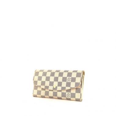 Louis Vuitton Emilie wallet in azur damier canvas