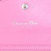 Dior Diorissimo handbag in fushia pink and black leather - Detail D3 thumbnail