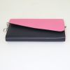 Dior Diorissimo handbag in fushia pink and black leather - Detail D4 thumbnail