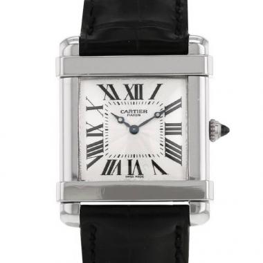 Reloj Cartier Tank Chinoise de platino Ref :  2685H Circa  2000