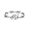 Bracelet Hermes Chaine d'Ancre petit modèle en argent - 00pp thumbnail