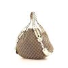 Gucci handbag in monogram canvas and off-white leather - 00pp thumbnail
