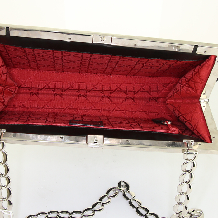 Dior Vintage en cuir vernis noir - Detail D2